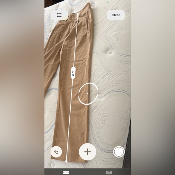 Everlane high waist wide leg beige pant - Picture 8 of 11